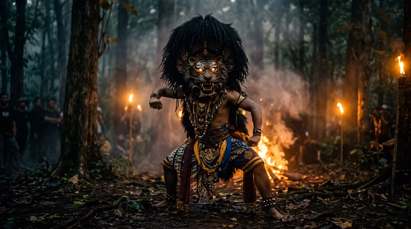 Sejarah dan Gelora Magis Barongan dari Hutan Jati Blora: Legenda Gembong Amijoyo Hingga Simbol Perlawanan
