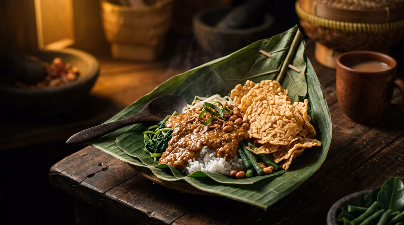Kenangan Nasi Pecel Blora: Harum Daun Jati dan Kehangatan Kampung Halaman