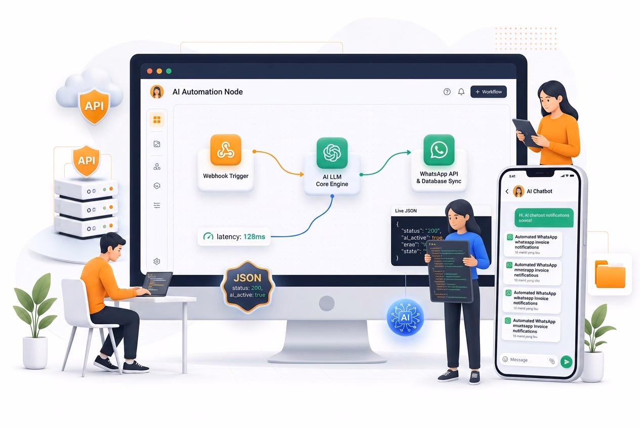 Integrasi API & Otomatisasi AI