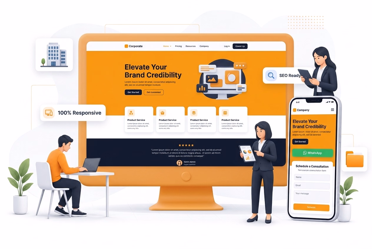 Website Bisnis & Company Profile