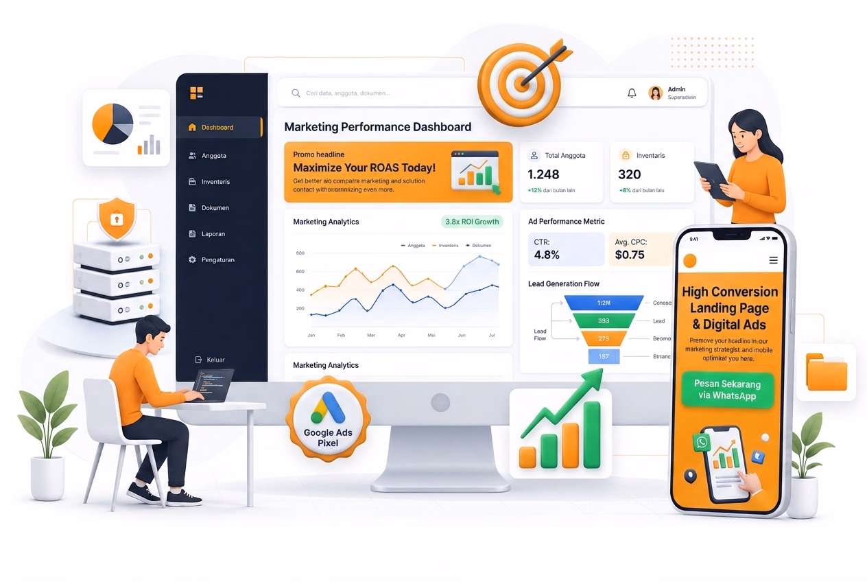 Landing Page High Conversion & Iklan