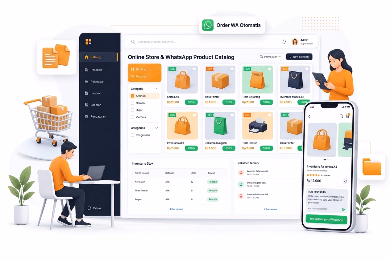 Toko Online & Katalog Produk Interaktif
